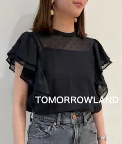 美品　トゥモローランド　ブラウス　ドット