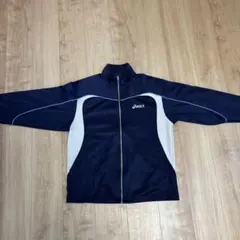 asics トラックジャケット ネイビー/ホワイト