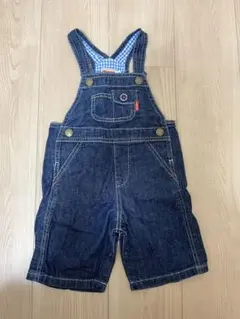 ミキハウス mikiHOUSE オーバーオール デニム サロペット Sサイズ