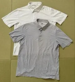ユニクロ　エアリズム　ポロシャツ　半袖　Lサイズ