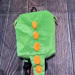 子供用リュック 恐竜デザイン 緑色リュック