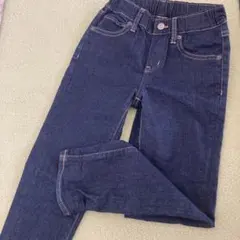 ユニクロ　ジーパン　長ズボン　120㎝　紺色