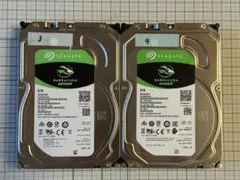 Seagate BarraCuda 8TB 3.5インチHDD(2台セット)#2