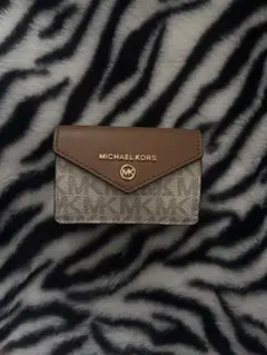MICHAEL KORS 三つ折り財布 ブラウン/ベージュ