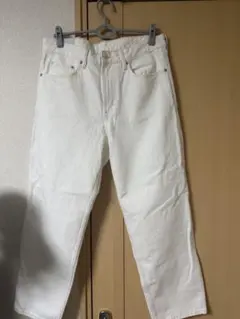 H&M Loose デニムパンツ ホワイト メンズのサムネイル