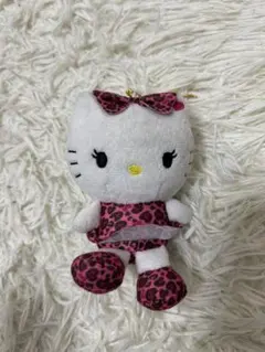 ハローキティ ヒョウ柄 キーホルダー