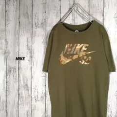 NIKE SB ナイキ エスビー カモフラ スウッシュ Tシャツ オリーブ S