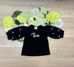 Anyfamkids 【Barbie(TM)】リボン 七分袖Tシャツ　120