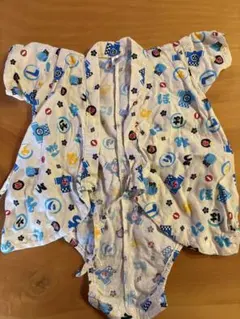 和風柄ロンパース 80サイズ日本製