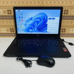 【美品】薄型スリム✨メモリ8G・SSD256✨FUJITSUノートPC 富士通FMVパソコン | お買い得 15.6型ノートパソコン