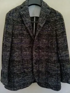 LIMITEDEDITION・ウール混紡 チェック柄 テーラードジャケット美品