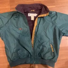 90s Columbia ナイロンジャケット 台湾製 パープル裏地 グリーン