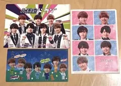 なにわ男子　クリアファイル3枚