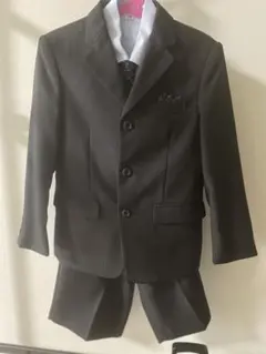 キッズ フォーマルスーツ ブラック120㎝