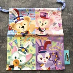 ♡新品未使用♡ 東京ディズニーシー限定 ダッフィーとフレンズ巾着