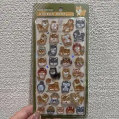 【正規品】【値下げ】柴犬　和柄　ボンボンドロップシール　第一弾