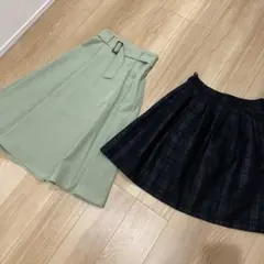 キレイめスカート2枚組　まとめ売り