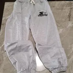 STARTER シルバー スウェットパンツ