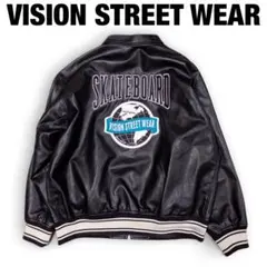 23aw VISION STREET WEAR PUレザージャケット L 黒のサムネイル