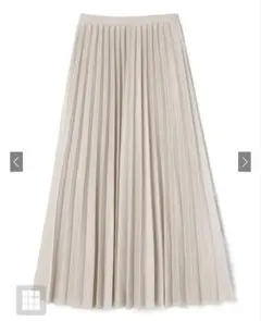 アイボリー プリーツスカート GRL hc75