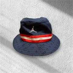 Jordan バケットハット ネイビー ストライプ