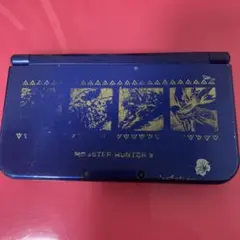 New ニンテンドー 3DS LL 本体　モンスターハンター　クロス ブルー