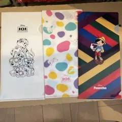 ディズニー クリアファイル 3枚セット