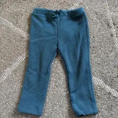 obcibi リブ編みパンツ 86cm 青　オカディ