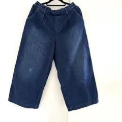 スタジオクリップ　キュロットパンツ　ブルーデニム