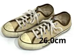 h843 CONVERSE ALL STAR ベージュ　26.0cm スニーカー