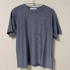 SENSE OF PLACE ラメ　クルーネック半袖Tシャツのサムネイル