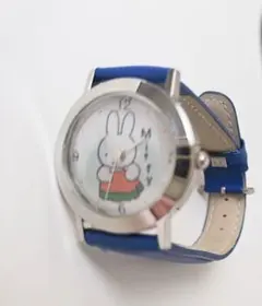 ミッフィー 腕時計 青バンド