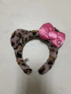 ユニバ ヒョウ柄 キティちゃん カチューシャ USJ