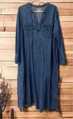 CIAOPANIC TYPY & Lee デニムワンピース（インディゴ）