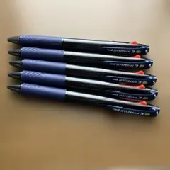 5本　JETSTREAM 3 ボールペン 0.38mm 黒赤青(企業名入り)