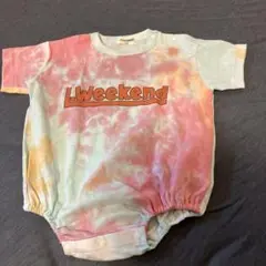 Little Weekend タイダイロンパース 70-80
