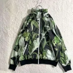 東*リ様 NIKE　JUST DO IT　ボタニカル柄　ナイロンジャケット　XL