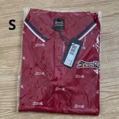 Le TIGRE ルティグレ 新品　総柄　ポロシャツ　赤　レッド　S ①のサムネイル