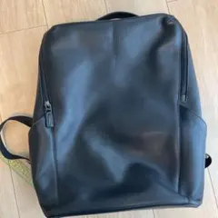 COLE HAAN ブラック レザーバックパック