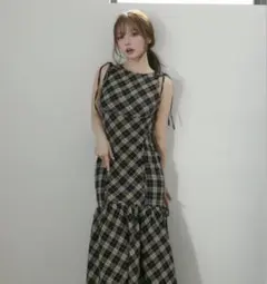 Grenda ribbon long dress andmary - メルカリ