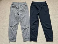 UNIQLO ストレッチパンツ 2点セット 140cm グレー ネイビー