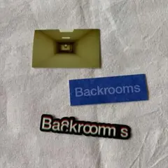 A24 backrooms バックルームズ ステッカー 2枚