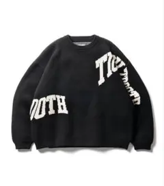 TIGHTBOOTH ACID LOGO KNIT SWEATER チャコール - メルカリ