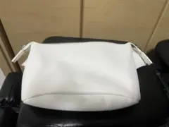 タケオキクチ ホワイト ボディバッグ 合成皮革