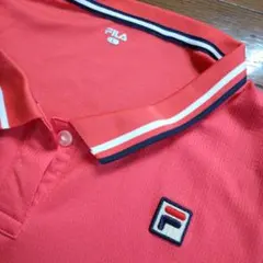 FILA 半袖 ポロシャツ　コーラルピンク