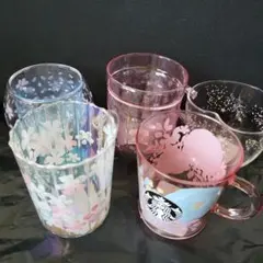新品未使用　スターバックス　耐熱グラスマグカップ　サクラ桜SAKURA グラス