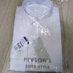 PERSON'S ホワイト長袖シャツ PSB700-10 サイズ07のサムネイル