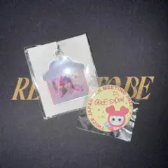 TWICE ONCE DAY くじ モモ 缶バッチキーホルダーセット