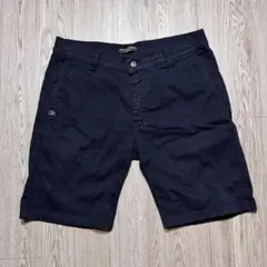 美品✨DANIELE ALESSANDRINI ネイビー ショートパンツ 34