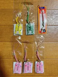希少【どこでもいっしょ】どこでもスイング　ストラップ　全6種　コンプリートット 希少【どこでもいっしょ】どこでもスイング ストラップ 全6種